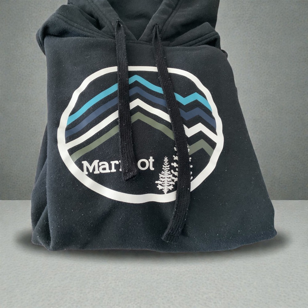 Marmot Hoodie, Black size Medium‎